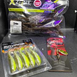 Lot 510 / leurres X-ZONE + SAVAGE GEAR + CUILL&Egrave;RE DAM....