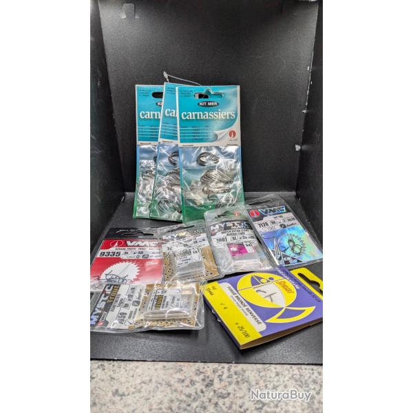 Lot 511  /  hame�ons toutes p�che , VMC , MYSTIC .../FISH AND FISHING