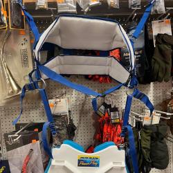 BAUDRIER POWERPLAY BELT + HARNESS + DROP STRAP WHITE