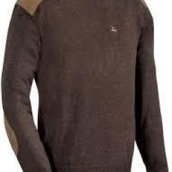 DESTOCKAGE - Pull Lovergreen marron