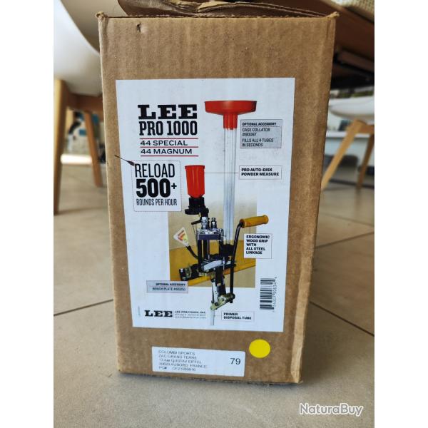 Presse de rechargement automatique Lee Pro 1000 pour .44 Special / .44 Magnum