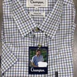 DESTOCKAGE - Chemise &agrave; carreau Champion Tattersail