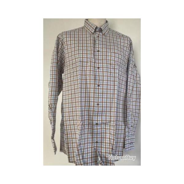 DESTOCKAGE - Chemise � carreau Sancy Lovergreen