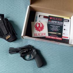 Revolver Ruger lcrx calibre 38 Sp&eacute;cial + P, canon 3 pouces, marteau apparent. (Etat neuf).