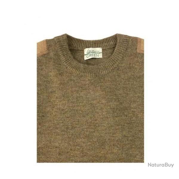 DESTOCKAGE - Pull col rond Lovergreen Kaki