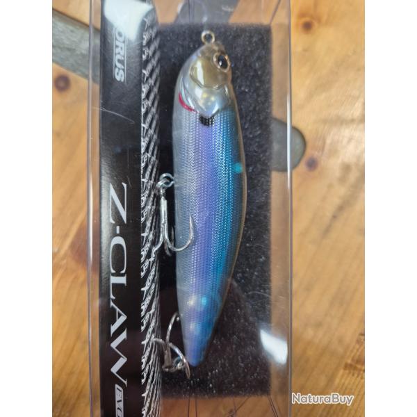 LEURRE  DE SURFACE - XORUS - Z CLAW EVO - 10Cm COLORIS EXCLUSIF GHOST ALCEDO 2