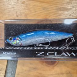 LEURRE  DE SURFACE - XORUS - Z CLAW EVO - 10Cm COLORIS EXCLUSIF AURORA ALCEDO