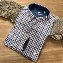 DESTOCKAGE - Chemise &agrave; carreaux BANBY Lovergreen LG03304