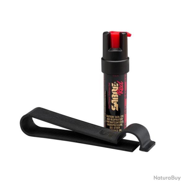 2en1 Pepper Spray + Clip - Sabre Red