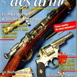 gazette des armes 332 mousqueton d'artillerie chassepot, protector, fusils bataillons scolaires part
