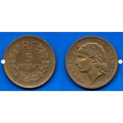 France 5 Francs 1946 Piece Franc Lavrillier