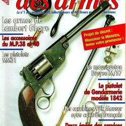 gazette des armes 331 mousqueton dreyse 1857,armes de lambert ghaye, 2 &eacute;p&eacute;es service de sant&eacute; de la
