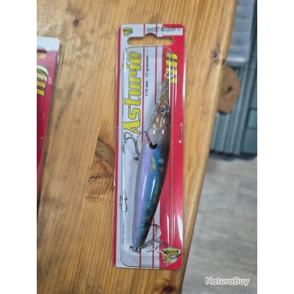Leurre Flottant - Xorus - Asturie 110 - 11Cm -COLORIS EXCLUSIF GHOST ALCEDO
