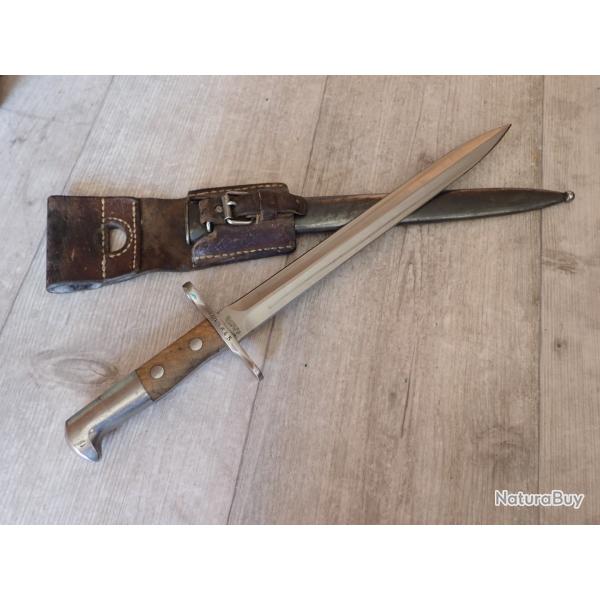 933645 Ba�onnette Suisse Mod�le 1918 + PF. Pour fusil Schmidt-Rubin mod�le K 31 ou k11