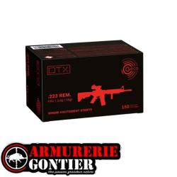 Munitions Geco 223FMJ 3.6G 55GR boite de 150