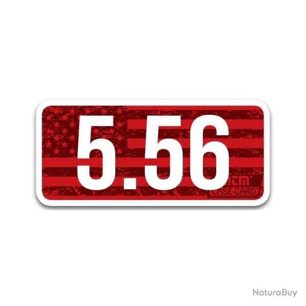CL autocollant Calibre 5.56 (8) MTM Case-Gard