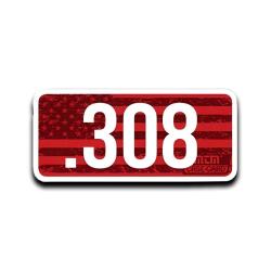 CL Autocollant Calibre .308 (8) MTM Case-Gard