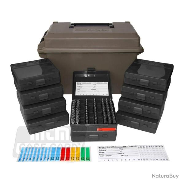 Boite stockage ACC9 1000 rd 9mm dark earth MTM Case-Gard
