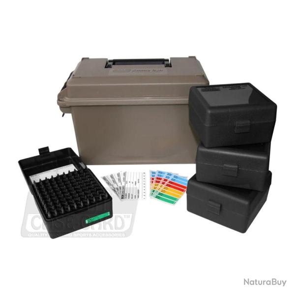 Boite stockage ACC223 400 rd 223 5.56 dark earth MTM...