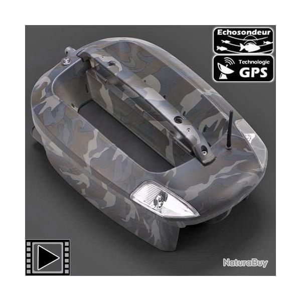 Bateau Amorceur BeeTackle Icon Edition Urban Camo Echo GPS