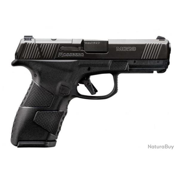 Pistolet Mossberg MC2C Optic Ready 9mm 2 Chargeurs 14+16 Coups