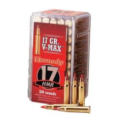 BOITE DE 17HMR 17.GR V-MAX X50 - HORNADY NEUF U UNIQUE