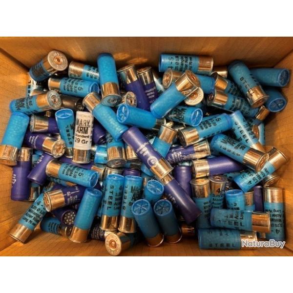 Vrac de 6kg de Cartouches Cal 12 Acier