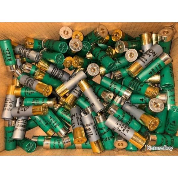 Vrac de 4.400kg de Cartouches Cal 12 Acier