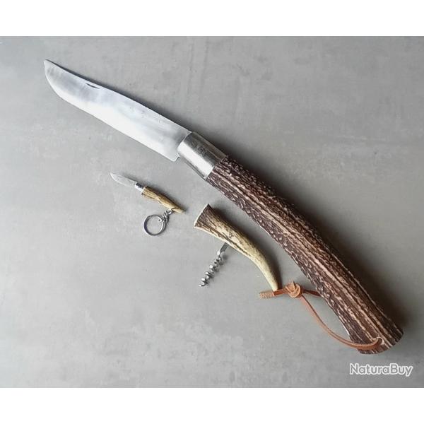 Couteau de poche Opinel 13 bois de cerf