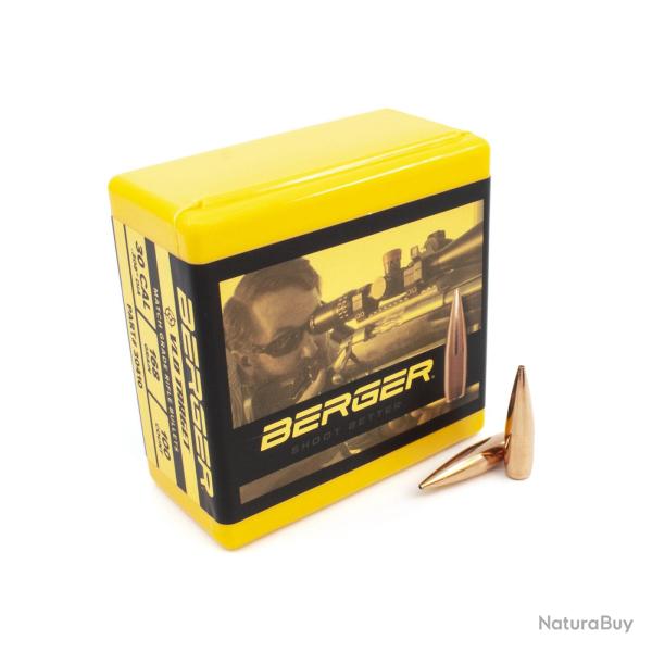 OGIVES BERGER VLD TARGET CALIBRE 30 168gr - 10.9g x100