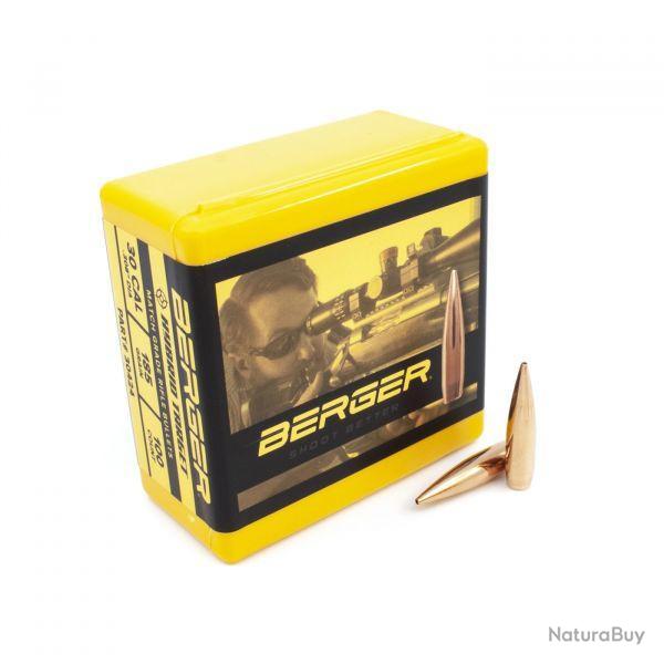 OGIVES BERGER HYBRID TARGET CALIBRE 30 185gr - 12g x100