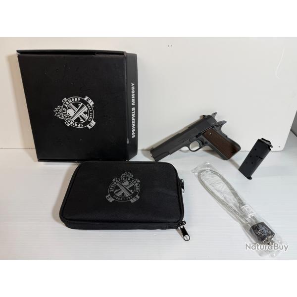 DESTOCKAGE CATEGORIE B PISTOLET SPRINGFIELD 1911 MIL-SPEC  45 ACP GARANTIE 2 AN FRAIS DE PORT OFFERT