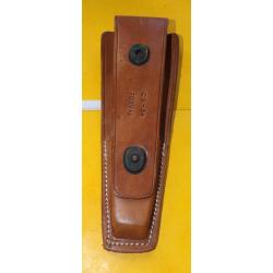 ETUI EN CUIR POUR SET D'OUTILLAGE CS-34 ,  MONTEUR DE LIGNE DES TRANSMISSIONS DE L'ARMEE DE TERRE