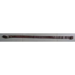 Bretelle pour le fusil berthier bouclerie laiton  cuir fauve