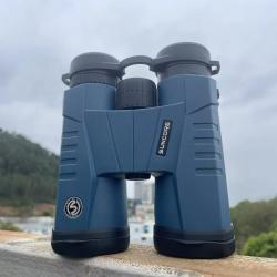 Jumelles 12x42 HD BAK4 &Eacute;tanches IPX4 Observation Oiseaux Chasse Sport Compactes Bleu