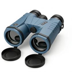 Jumelles 12x42 HD BAK4 &Eacute;tanches IPX4 Observation Oiseaux Chasse Randonn&eacute;e Sport Compactes Bleu