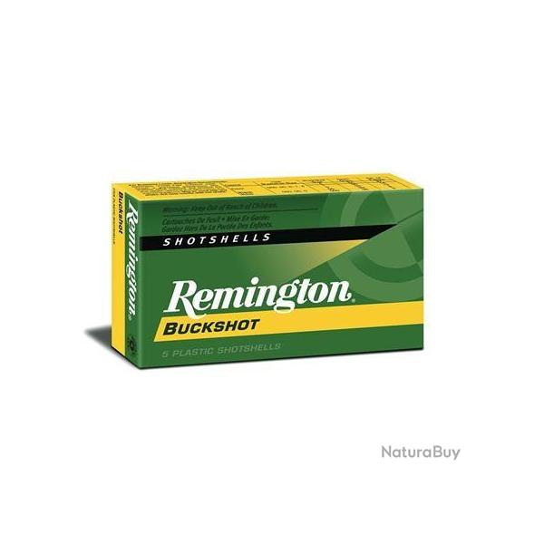 Cartouches REMINGTON CHEVROTINES calibre 12/70 16grs x5