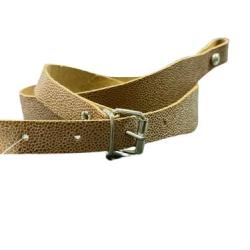 Bretelle cuir 32mm marron fusil