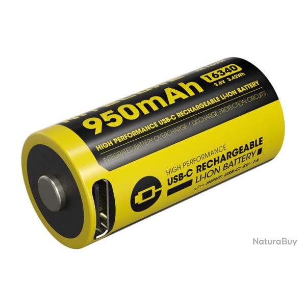 Accu Li-ion NL169R 16340 950 mAh Nitecore