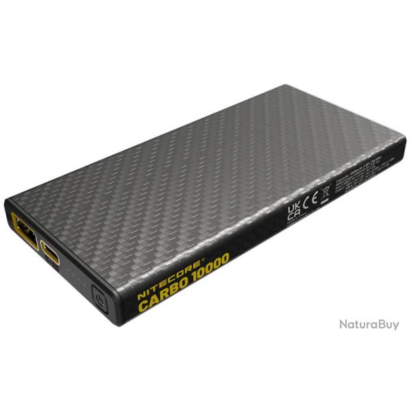 Batterie externe CARBO 10000 mAh Nitecore
