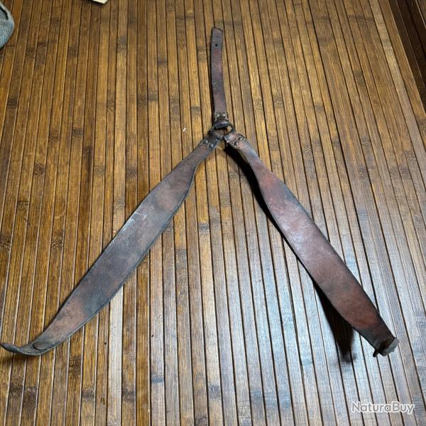 BRELAGE BRETELLE DE SUSPENSION WW2 REGLEMANTAIRE FRANCE