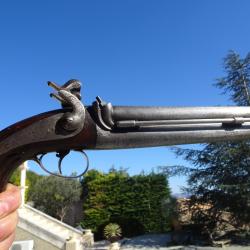 Pistolet d'officier d'&eacute;tat-major de 1855.