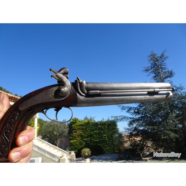 Pistolet d'officier d'�tat-major de 1855.