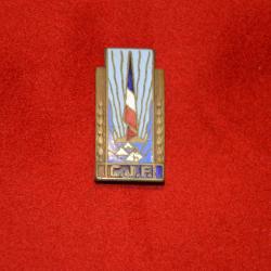 INSIGNE CHANTIER DE LA JEUNESSE FRANCAISE-DRAGO BERANGER-DEPOSE-INSIGNE C.J.F.(EPINGLE CASSEE)