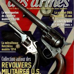 gazette des armes 426 mitrailleuse hotchkiss 1914, r&eacute;volvers militaires us 1850-1875, sabre de bord
