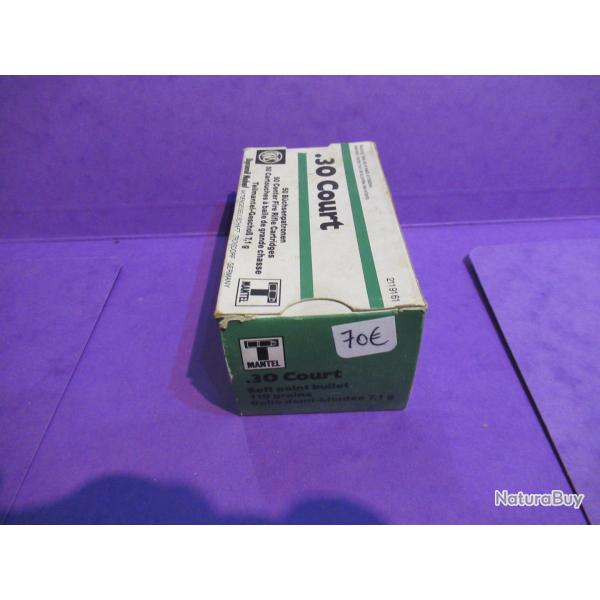 1 boite de  30 COURT
