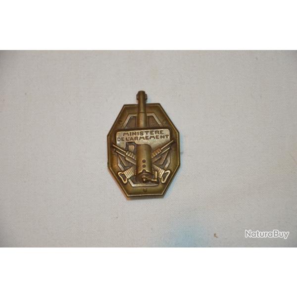 INSIGNE MINISTERE DE L'ARMEMENT-CAMPAGNE DE FRANCE 1940-DRAGO BERANGER-DEPOSE