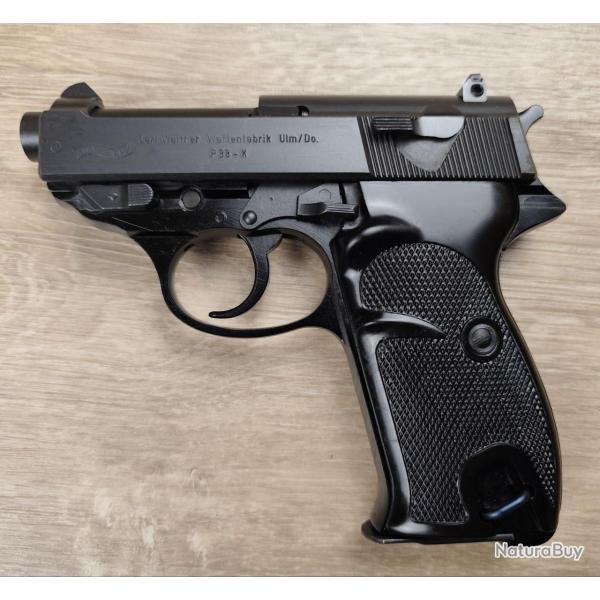 Pistolet WALTHER mod P38-K - Cal 7,65 Parabellum - Boite origine, 2 chargeurs (Occasion)