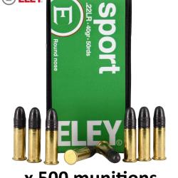 Cartouches Eley Sport cal. 22 LR x 500