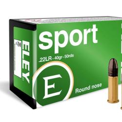 Cartouches Eley Sport cal. 22 LR (x50)